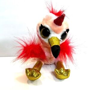 Zuru COCO SURPRISE Pink NEON UNICORN Flamingo BIRD “HOP" PLUSH/STUFFED ANIMAL